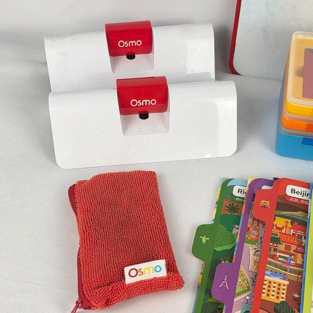 OSMO Educational Kids Game System 5 Kits Pizza‎ Coding Words Math Town